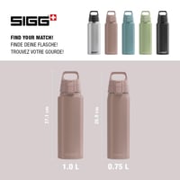 SIGG alumínium kulacs WMB One szénhidrátos italokhoz 1L 0,75L BPA-mentes - Dusk, 1 L 5