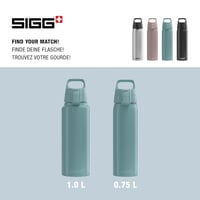 SIGG alumínium kulacs WMB One szénmentesített 1L 0,75L szódavízhez BPA-mentes - Morning Blue, 0.75 L 5