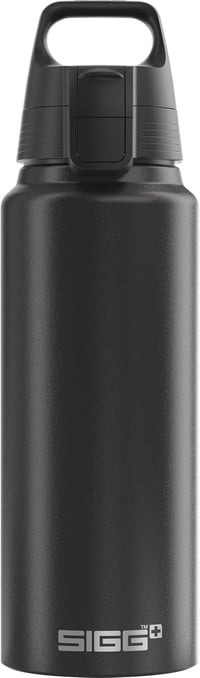 SIGG alumínium kulacs WMB One szénmentesített 1L 0,75L szódavízhez BPA-mentes - Black, 1 L 1