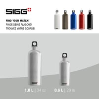 Hliníková športová fľaša SIGG WMB Traveller, na sýtené nápoje, nepriepustná, bez BPA, 0,6 l / 1 l / 1,5 l 6