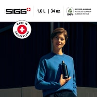 Hliníková športová fľaša SIGG WMB Traveller, na sýtené nápoje, nepriepustná, bez BPA, 0,6 l / 1 l / 1,5 l 2