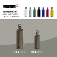 Hliníková športová fľaša SIGG WMB Traveller, na sýtené nápoje, nepriepustná, bez obsahu BPA, 0,6 l / 1 l / 1,5 l 5