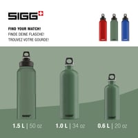 Hliníková športová fľaša SIGG WMB Traveller, na sýtené nápoje, nepriepustná, bez BPA, 0,6 l / 1 l / 1,5 l 5