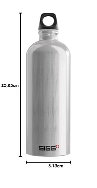 Hliníková športová fľaša SIGG WMB Traveller, na sýtené nápoje, nepriepustná, bez BPA, 0,6 l / 1 l / 1,5 l 8
