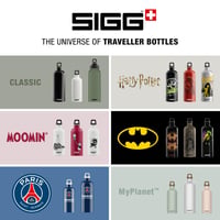 Hliníková športová fľaša SIGG WMB Traveller, na sýtené nápoje, nepriepustná, bez BPA, 0,6 l / 1 l / 1,5 l 6