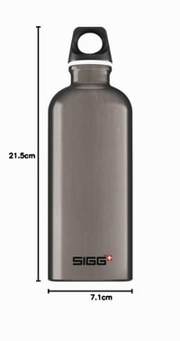 Hliníková športová fľaša SIGG WMB Traveller, na sýtené nápoje, nepriepustná, bez obsahu BPA, 0,6 l / 1 l / 1,5 l 7