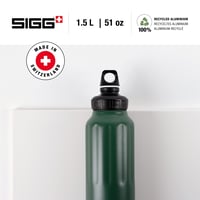 Hliníková športová fľaša SIGG WMB Traveller, na sýtené nápoje, nepriepustná, bez BPA, 0,6 l / 1 l / 1,5 l 2