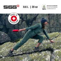 SIGG alumínium sportpalack 0,6L/1L/1,5L szénlezárható BPA-mentes - 13 Red, 0.6 L 2