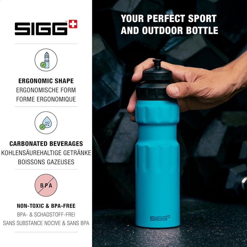 SIGG alumínium sportpalack 0,75L szivárgásmentes sportkupakkal - Blue