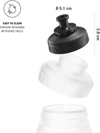 Sigg Cap 3 Stage Sports Top čep na navoj za odrasle, crni 2