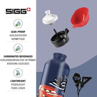 Detská hliníková fľaša Sigg Cars Speed – Nepriepustná, bez BPA, švajčiarska výroba – 0,4 l 3