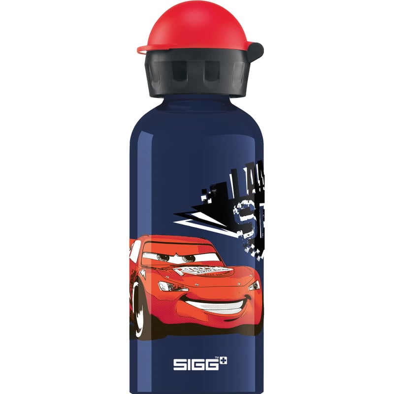 Detská hliníková fľaša Sigg Cars Speed – Nepriepustná, bez BPA, švajčiarska výroba – 0,4 l