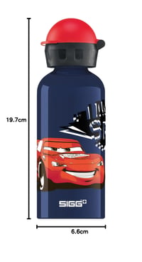 Detská hliníková fľaša Sigg Cars Speed – Nepriepustná, bez BPA, švajčiarska výroba – 0,4 l 8