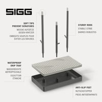 Sigg Elara palack szárító tálca, csúszásmentes, vízálló, BPA-mentes 3