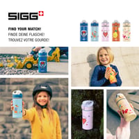 Detská hliníková fľaša na vodu SIGG Fireman so slamkou a nepriepustným uzáverom, modrá, 0,4 l 5