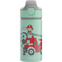 Detská hliníková fľaša na vodu SIGG Fireman so slamkou a nepriepustným uzáverom, modrá, 0,4 l 1