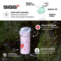 Detská hliníková fľaša na vodu SIGG Fireman so slamkou a nepriepustným uzáverom, modrá, 0,4 l 4