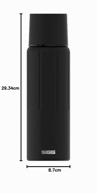 Termos SIGG Gemstone IBT Obsidian cu cană - 1,1L - Oțel inoxidabil - Fără BPA - Etanș - Pentru drumeții și camping 8