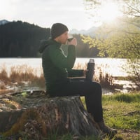 Termos SIGG Gemstone IBT Obsidian cu cană - 1,1L - Oțel inoxidabil - Fără BPA - Etanș - Pentru drumeții și camping 6
