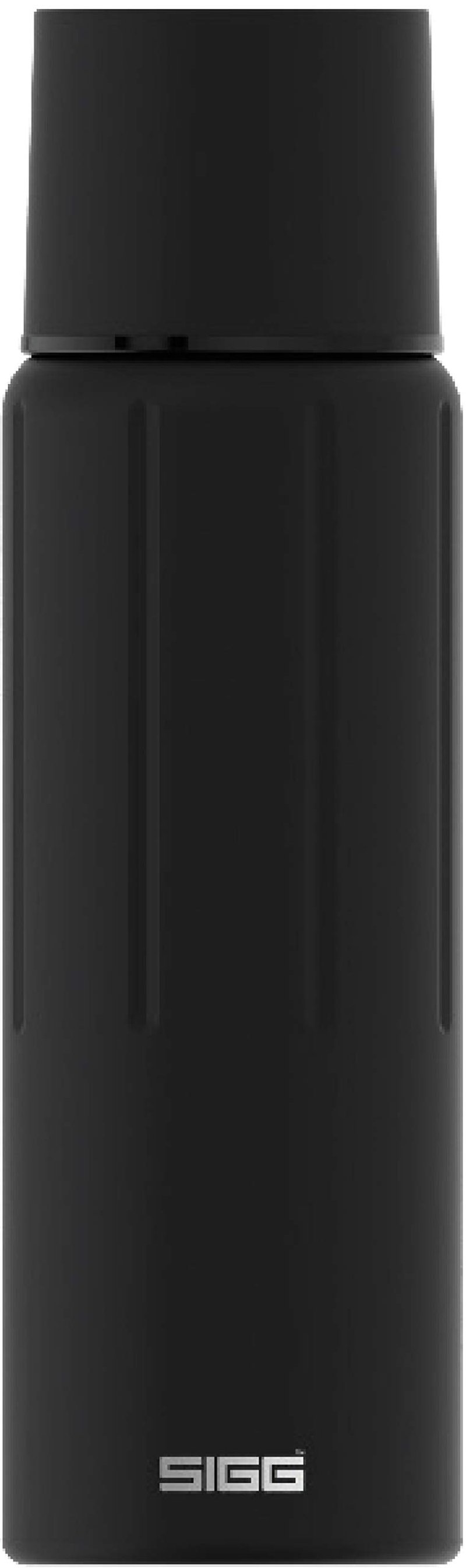Termos SIGG Gemstone IBT Obsidian cu cană - 1,1L - Oțel inoxidabil - Fără BPA - Etanș - Pentru drumeții și camping