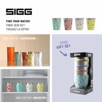 SIGG Gyerek Pohár Készlet 4 db 0,35L - Színes Rozsdamentes Acél Ivópoharak Fiúknak és Lányoknak, Otthoni és Utazási Használatra 5