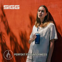 Termoska SIGG Helia Night Ink so sklenenou slamkou – 0,45 l nerezový dvojstenný izolovaný cestovný hrnček na teplé a studené nápoje 3