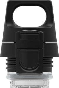 Uzáver SIGG Hot & Cold One Top Black (0,3 a 0,5 l) – náhradný diel na termosku, nepriepustný uzáver, čierny 1