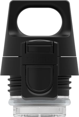 SIGG Hot & Cold One Top Black čep (0,3 i 0,5 L) – Zamjenski dio za termosicu, poklopac otporan na curenje, crni