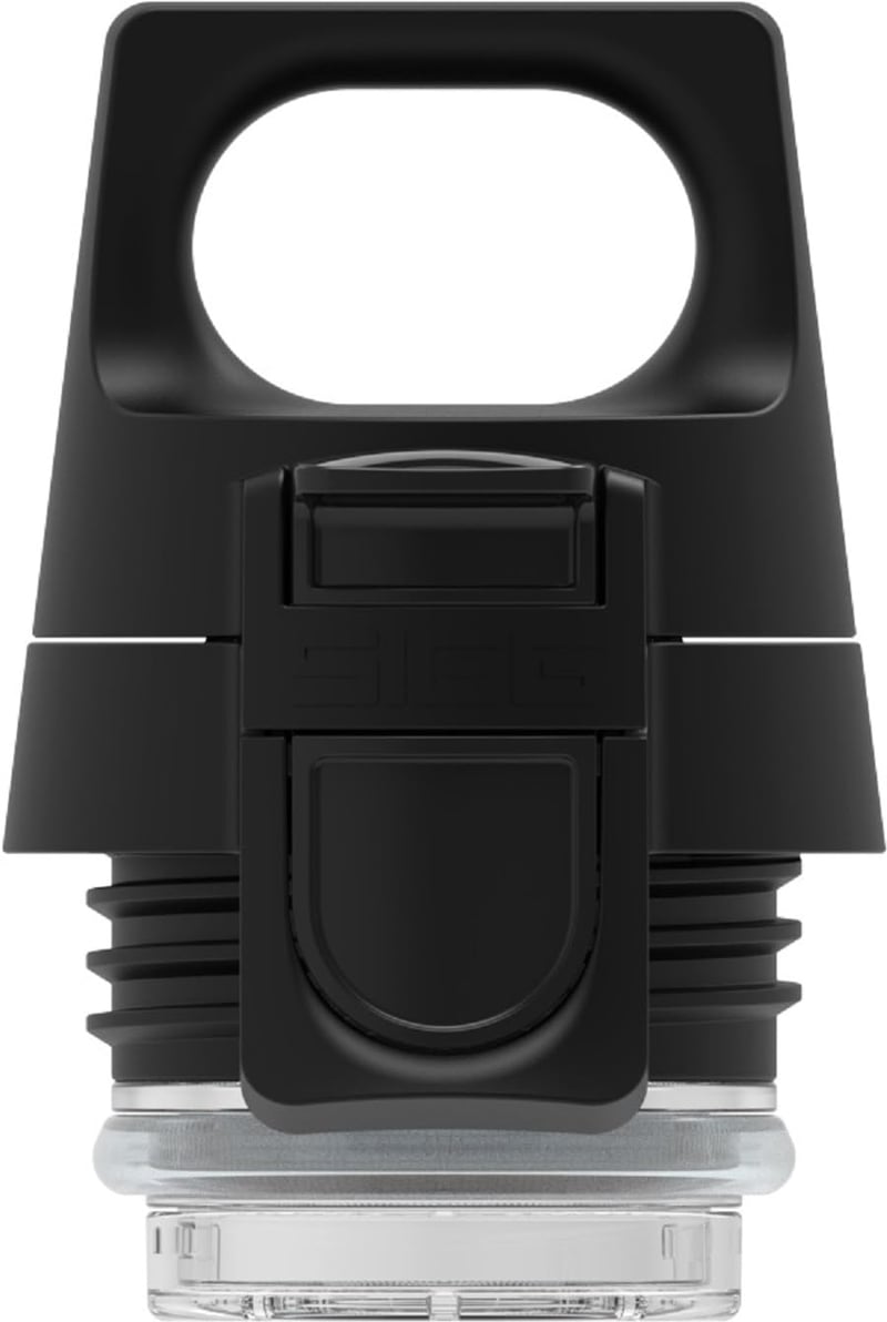 Uzáver SIGG Hot & Cold One Top Black (0,3 a 0,5 l) – náhradný diel na termosku, nepriepustný uzáver, čierny