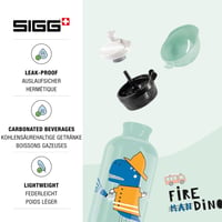 Detská hliníková fľaša Sigg KBT 0,4 l – Švajčiarska výroba, nepriepustná, nerozbitná, bez BPA, na školské a športové využitie 3