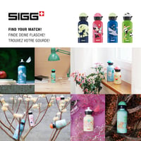 Sigg KBT Glow Moon Dinos alumínium gyerek kulacs - kék dinós - 0,4 l 5