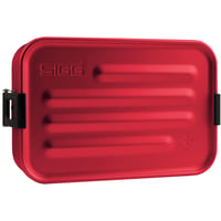 Hliníkový obedár SIGG Metal Box Plus s priehradkou - červený - 0,9 l 1