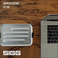 Hliníkový obedár SIGG Metal Box Plus L s prepážkou – 1,2 l, nepriepustný, vhodný do umývačky riadu, bez BPA, ľahký 6