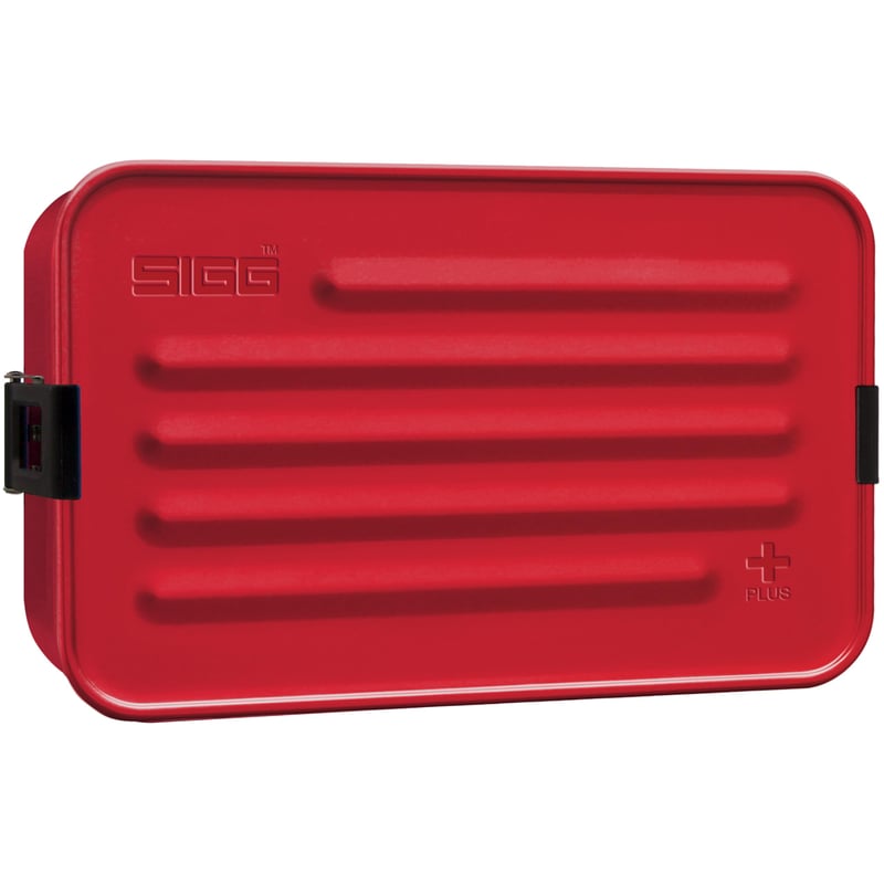Zelený hliníkový obedár Sigg Metal Box Plus L, 1,2 l, s priehradkou
