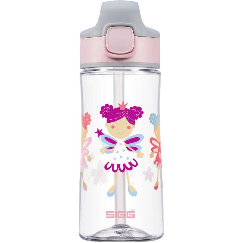 Detská fľaša na vodu SIGG Miracle Fairy Friend z Tritanu so slamkou – 0,45 l