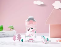 Detská fľaša na vodu SIGG Miracle Tritan so slamkou, nepriepustná, bez BPA, odolná proti poškriabaniu, do školy a na šport, 0,35 l / 0,45 l 7