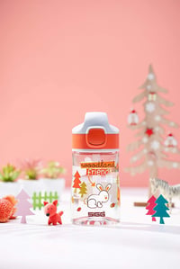 SIGG Miracle Gyerek Tritan Ivópalack Szívószállal, Szorítható, BPA-Mentes, 0,35-0,45 L - Orange, 0.35 L 7