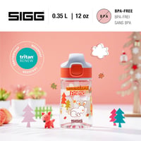 SIGG Miracle Gyerek Tritan Ivópalack Szívószállal, Szorítható, BPA-Mentes, 0,35-0,45 L - Orange, 0.35 L 2