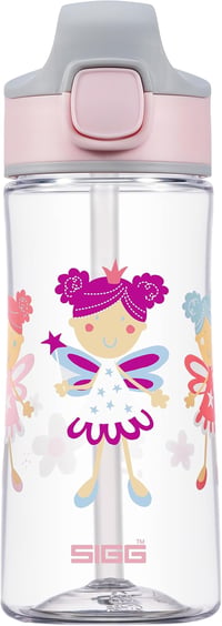 SIGG Miracle Gyerek Tritan Ivópalack Szívószállal, Szorítható, BPA-Mentes, 0,35-0,45 L - Pink, 0.45 L 1