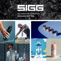Detská fľaša na vodu SIGG Miracle Ocean z materiálu Tritan so slamkou – nepriepustná, bez BPA, vhodná do umývačky riadu, modrá s morskými zvieratkami – 0,35 l 6