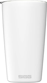 Termoska na kávu SIGG Neso Cup biela - 0,4 l - nehrdzavejúca oceľ 18/8 - keramický povrch Pure Ceram - bez BPA - vhodná do umývačky riadu 1