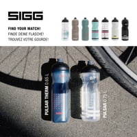 Cyklistická fľaša Sigg Pulsar Anthracite 0,75 l – sivá, stláčateľná, nepriepustná, bez obsahu BPA, vhodná do umývačky riadu, ľahká športová fľaša 5
