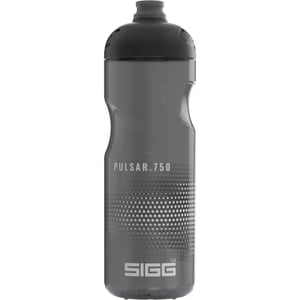 Sigg Pulsar Anthracite biciklistička boca 0,75 L - siva, stisnuta, nepropusna, bez BPA, periva u perilici posuđa, lagana sportska boca