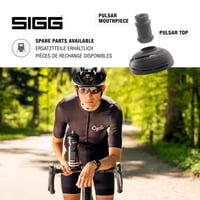 Cyklistická fľaša Sigg Pulsar Anthracite 0,75 l – sivá, stláčateľná, nepriepustná, bez obsahu BPA, vhodná do umývačky riadu, ľahká športová fľaša 4
