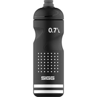 Cykloláheľ Sigg Pulsar Black 0,75 l – stlačiteľná, vhodná do umývačky riadu, nepriepustná, bez obsahu BPA, čierno-biela 1