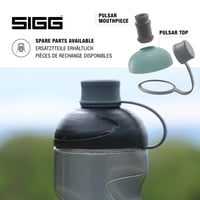 Cyklistická fľaša Sigg Pulsar Morning Blue 0,6 l – Stláčateľná, vhodná do umývačky riadu, nepriepustná, bez obsahu BPA, ultraľahká športová fľaša – K 4
