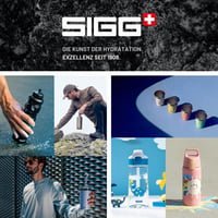 Cyklistická fľaša Sigg Pulsar Morning Blue 0,6 l – Stláčateľná, vhodná do umývačky riadu, nepriepustná, bez obsahu BPA, ultraľahká športová fľaša – K 6