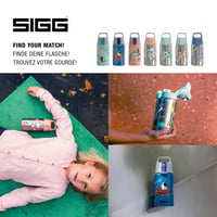 Detská fľaša na vodu SIGG Shield One Jungle (0,5 l) – nerezová fľaša na pitie s nepriepustným uzáverom a otváraním jednou rukou 5