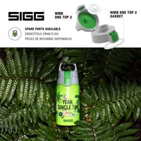 Detská fľaša na vodu SIGG Shield One Jungle (0,5 l) – nerezová fľaša na pitie s nepriepustným uzáverom a otváraním jednou rukou 4