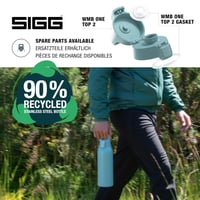 Nerezová fľaša na pitie Sigg Shield ONE Morning Blue na sýtené nápoje, nepriepustná, bez BPA, 1,5 l 4